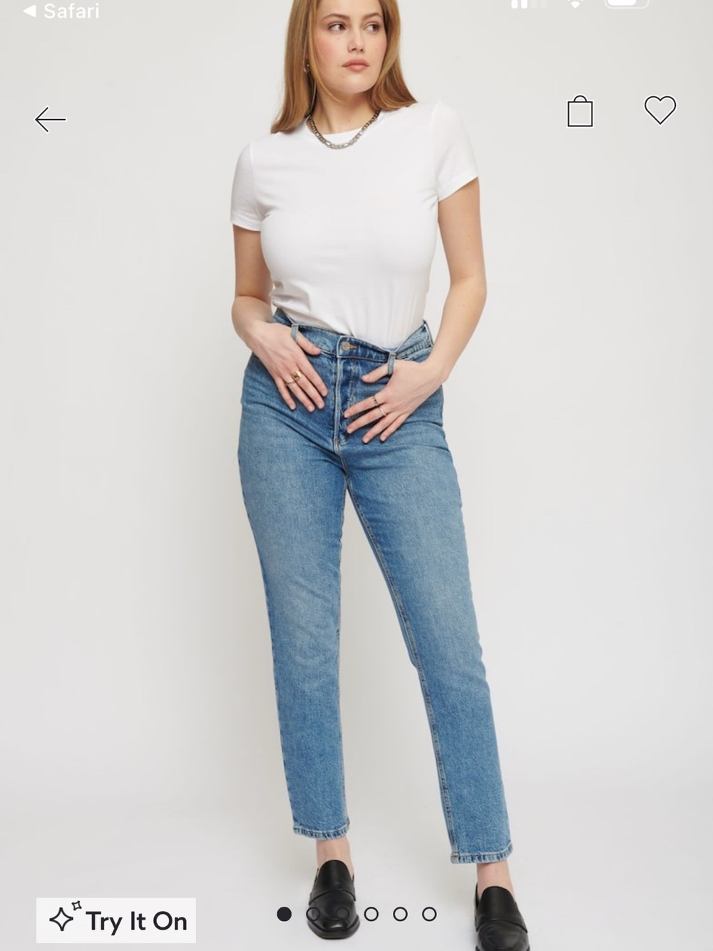 Dynamite Rosie Ultra High Waist Slim Leg Jeans
